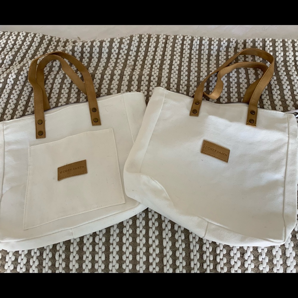 Cozy Earth twin set tote bags